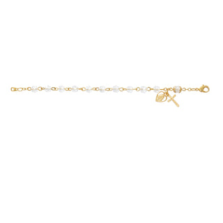 6.5-inch Pink Butterfly Bracelet