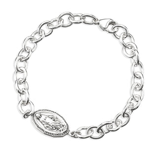 Solid Sterling Silver Link Bracelet