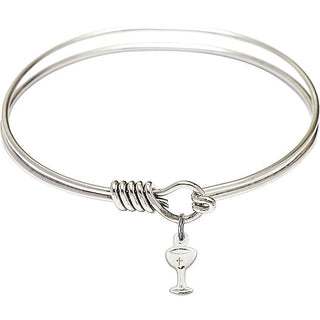 Bangle Bracelet with a Chalice charm.