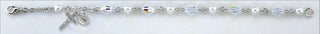Genuine Round Hematite Rosary Bracelet