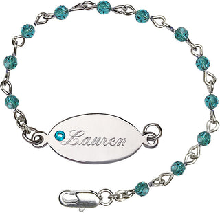 4mm Bracelet with Zircon Swarovski beads