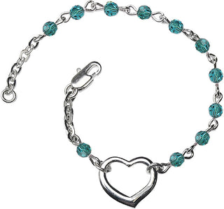 4mm Bracelet with Zircon Swarovski beads
