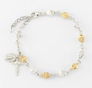 Corrugated Gold Over Sterling Bracelet