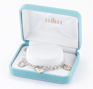 Aurora Finest Austrian Crystal Flat Oval Bracelet