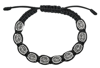 St. Michael Blue Black Corded