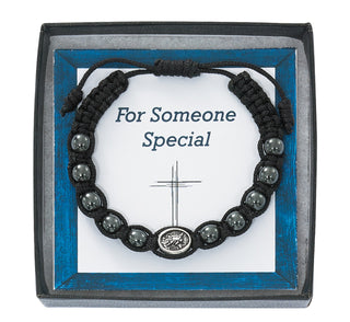 Hematite Adj St. Michael Brac