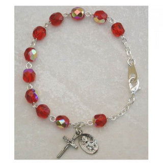 6 1/2" Ruby Bracelet