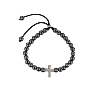 Dark Brown Cross Bracelet