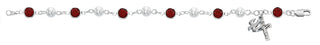  Sterling Silver Red Pearl Holy Spirt