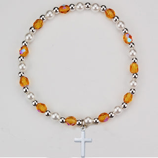 Youth Topaz Stretch Bracelet