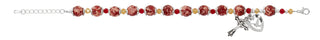 Red Marbeline Rosary Bracelete
