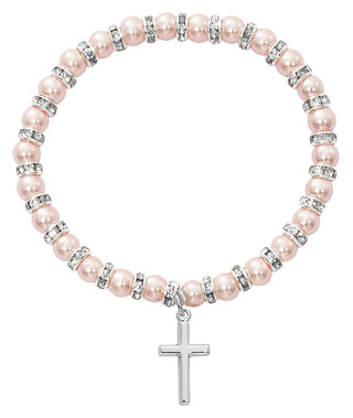 Pink Pearl Baby Stretch Bracelet