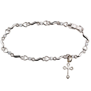 7 1/2" Cubic Zirconia Bracelet"