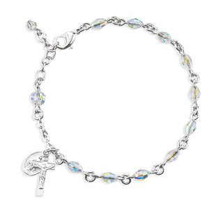 5X7Mm Helix Finest Austrian Crystal Rosary Bracelet