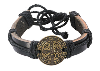 Leather Saint Benedict Cord