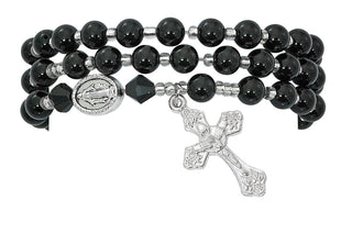 Black Agate Twistable Bracelet