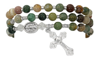 India Agate Twistable Bracelet