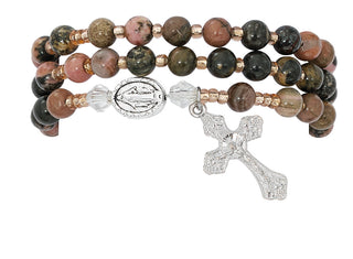 Rhodonite Twistable Bracelet