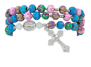 Multi Color Clay Twistable Bracelet