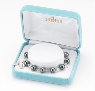 Genuine Hematite Rosary Bracelet