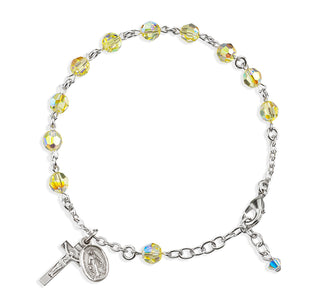 Jonquil Round Faceted Finest Austrian Crystal Bracelet