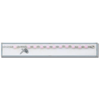 6mm Jonquil Finest Austrian Crystal Butterfly Rosary Bracelet
