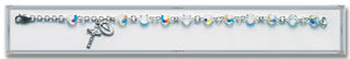 6mm Multi Color Finest Austrian Crystal Butterfly Rosary Bracelet