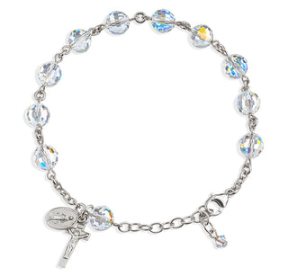 Aurora Multi Faceted Finest Austrian Crystal Bracelet
