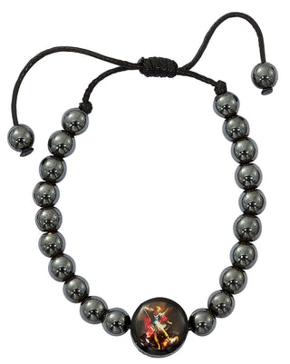 Hematite Adj Saint Michael Brac