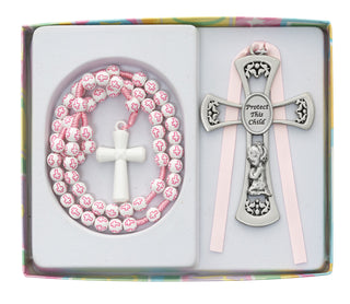Boys Blue Cross Crib Medal Bs
