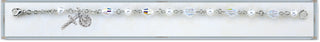 4mm Multi Color Finest Austrian Crystal Cube Rosary Bracelet