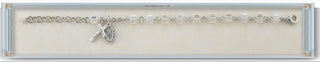 13-inch Sterling Silver Rhodium Plated Curb Chain