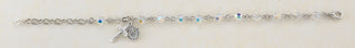 Round Finest Austrian Crystal Aqua Birthstones
