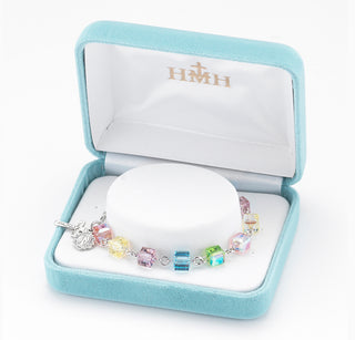 Round Finest Austrian Crystal Sapphire Birthstones