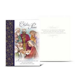 Christmas Card With Holy Family And Magicard 10-Pack