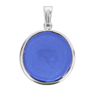 Light Blue Head of Christ Cameo Medal