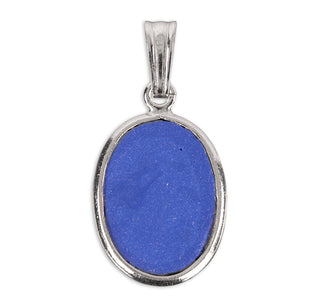 Blue Madonna Cameo Medal