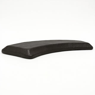 Curved Garden Bench Top — Iron finish