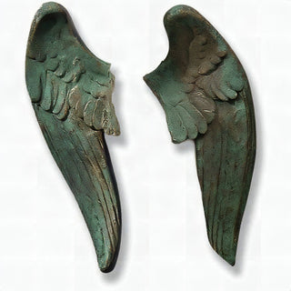Wings Set for Como Cherubs - 22-inch — Green Bronze finish