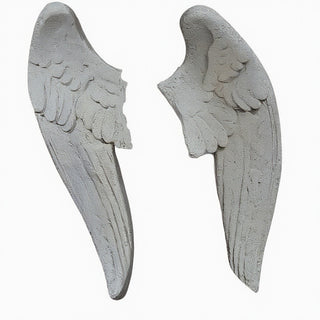 Wings Set for Como Cherubs - 22-inch — Limestone finish