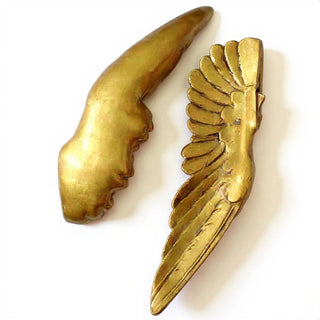 Upright Wings - 20-inch — Antique Gold finish