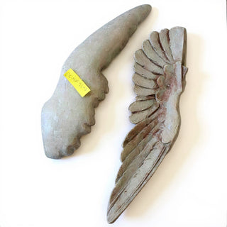 Upright Wings - 20-inch — Antique Stone finish
