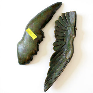 Upright Wings - 20-inch — Green Bronze finish
