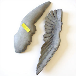 Upright Wings - 20-inch — Old Stone finish
