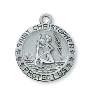 Pewter Christopher Medal