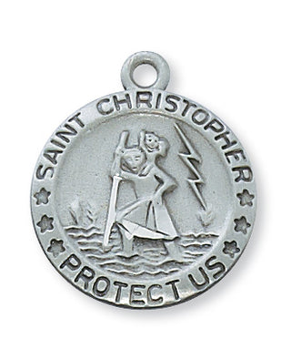 Pewter Christopher Medal