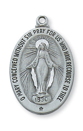 Pewter Miraculous Pendant