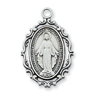 Pewter Miraculous Pendant 