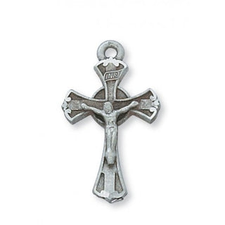 Pewter Crucifix with 18-inch Chain