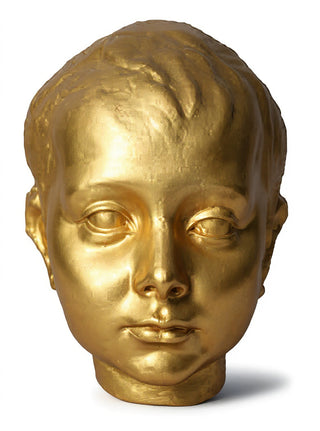 Infant Christ Mask Statue - 7-inch